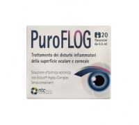 PuroFLOG trattamento dei disturbi infiammatori della superficie oculare soluzione oftalmica 20 flaconcini 0,5ml