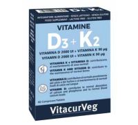 Vitamina D3+K2 integratore per l’apparato muscolo-scheletrico 60 compresse