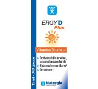 Ergy D Plus integratore per il sistema immunitario e le ossa gocce orali 15ml