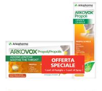 Arkovox propoli integratore di propoli per il benessere della gola 24 compresse + spray orale 30ml