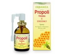 Propoli titolata ed erismo integratore per la gola e la tonalità della voce spray orale 20ml
