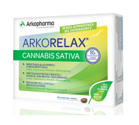 Arkorelax Cannabis Sativa senza Thc integratore ad azione tonica 30 compresse