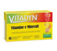 Vitadyn Vitamine e Minerali gusto arancia 40 compresse effervescenti