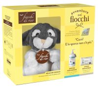 Fiocchi di Riso avventura cofanetto per la detersione delicata per bambini con peluche