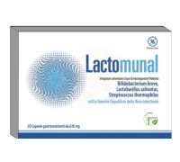 Lactomunal integratore per l'equilibrio della flora intestinale 20 capsule gastroresistenti