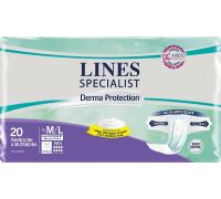 Lines Specialist Derma Protection pannoloni sagomati misura m/l 20 pezzi