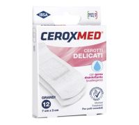 Ceroxmed cerotti delicati grandi 12 pezzi