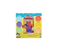 Hasbro Play-Doh forme divertenti lettere plastilina colori assortiti 6 vasetti