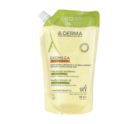 A-Derma Exomega Control olio detergente emolliente anti-grattage pelle secca a tendenza atopica viso e corpo ricarica 500ml