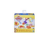 Hasbro Play-Doh kitchen creations foodie favorities pizza time playset con plastilina colori assortiti 4 vasetti