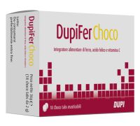 DupiferChoco integratore di ferro con vitamine 18 choco tabs masticabili