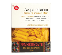 Nutri té penne rigatei pasta di mais e riso acqua e farina senza glutine 250 grammi