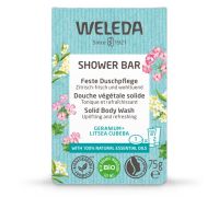 WELEDA BAGNO DOCCIA SOLIDO GERANIO + LITSEA CUBEBA 75G