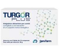 Turgor Plus integratore per il supporto tonico-energetico dell'uomo 20 compresse
