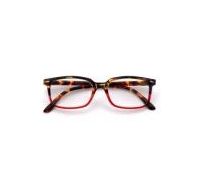 Corpootto trendy tartaruga-rosso occhiali da lettura +2,00