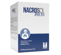 Nacrosol Iper 3% soluzione ipertonica per la congestione nasale 20 flaconcini 5ml