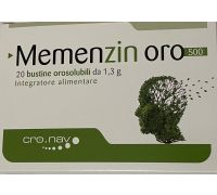 Memenzin Oro 500 integratore per il sistema nervoso 20 bustine orosolubili