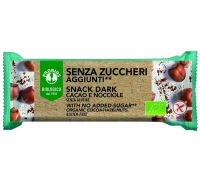 Probios snack dark senza zuccheri aggiunti e glutine 25 grammi