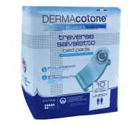 Dermacotone traverse per incontinenza con ali 80 x 180cm 10 pezzi