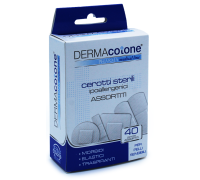 Dermacotone cerotto ipoallergenico assortito protezione delicata 40 pezzi