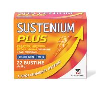Sustenium Plus Gusto Limone e Miele integratore energizzante con Vitamine, Minerali e Aminoacidi, 22 bustine