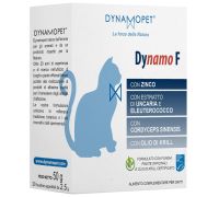 Dynamo F alimento complementare per le difese immunitarie del gatto 20 bustine appetibili