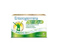 Enterogermina Active Age integratore per la flora intestinale e la riduzione della stanchezza 28 compresse