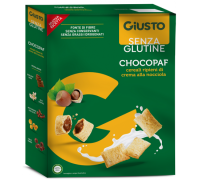 Giusto senza glutine chocopaf con crema alla nocciola 300 grammi
