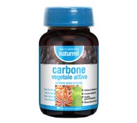 Naturmil Carbone Vegetale Attivo integratore per ridurre il gonfiore intestinale 90 perle