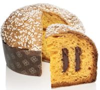 Pasticceria Cuneo panettone farcito gianduia senza glutine 600 grammi