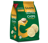 Giusto Senza Glutine chips formaggio 40 grammi