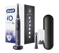 Oral-B iO 8 Black spazzolino elettrico ricaricabile colore nero + 2 ricariche
