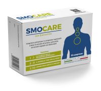 Smocare Fumatori con quercetina integratore per il benessere delle vie respiratorie e la tosse 20 compresse