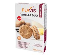 Flavis Vanilla Duo frollini aproteici con crema alla vaniglia 220 grammi