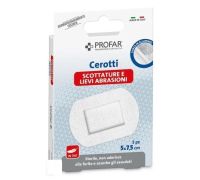Profar cerotti per scottature e lievi abbrasioni 5x7,5cm 5 pezzi