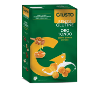 Giusto senza glutine oro tondo palline di mais al miele 250 grammi