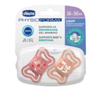 Chicco Physioforma Light 16-36m succhietto in silicone 2 pezzi