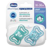 Chicco Physioforma Light 16-36m succhietto in silicone 2 pezzi