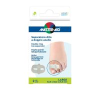 Master Aid Foot Care separatore dita a doppio anello taglia l 2 pezzi