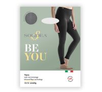 Solidea Beyou Tonic leggings modellante colore nero taglia m