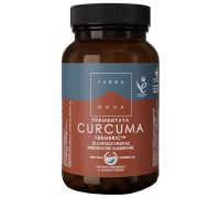 Terranova curcuma fermentata integratore per supporto antiossidante e antinfiammatorio 50 capsule