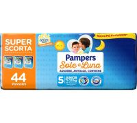 Pampers Sole e Luna pannolini 11-25kg taglia 5 junior 44 pezzi