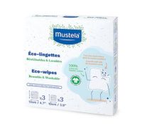 Mustela salviette detergenti lavabili e riutilizzabili 6 pezzi