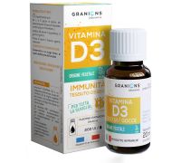 Granions Vitamina D3 integratore per immunità e tssuto osseo gocce orali 20ml