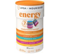 Upsa x Nourished Energy vitalità fisica e mentale 30 gummies