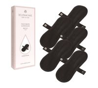 Selenacare salvaslip lavabile riutilizzabile colre nero taglia unica 5 pezzi