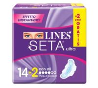 Lines Seta Ultra assorbenti con ali 16 pezzi