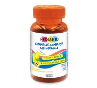 Pediakid caramelle gommose agli omega?3 integratore per la funzione visiva cerebrale e cardiaca dei bambini 60?orsetti