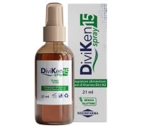Diviken 15 integratore di vitamine D3 e K2 spray orale 21ml