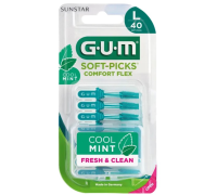 Gum Soft-Picks Confort flex Mint Small 40 scovolini al sapore di menta fredda